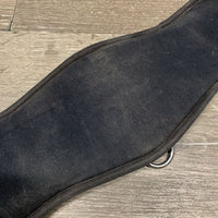 Neoprene Memory Foam Dressage Girth, 2x els, center D Ring *xc/vgc, mnr dirt & stains, missing center strap