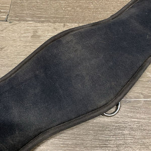 Neoprene Memory Foam Dressage Girth, 2x els, center D Ring *xc/vgc, mnr dirt & stains, missing center strap