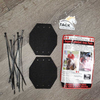 2 Super Comfort Stirrup Pads - Grip, 9 Zip Ties, bag *new