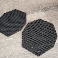 2 Super Comfort Stirrup Pads - Grip, 9 Zip Ties, bag *new
