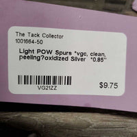 Light POW Spurs *vgc, clean, peeling?oxidized