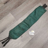 Hvy Nylon Tail Bag, Hvy String Tassels, Double Snap top *gc, v.dirty, sained edges
