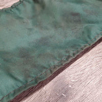 Hvy Nylon Tail Bag, Hvy String Tassels, Double Snap top *gc, v.dirty, sained edges
