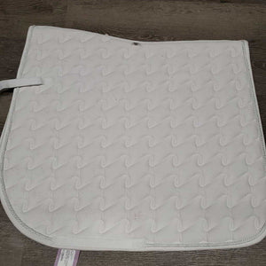 Quilt Dressage Saddle Pad, 1x piping *xc/like new, mnr hair