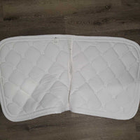 Quilt Dressage Saddle Pad, x3 piping, tabs, bag *new, tags
