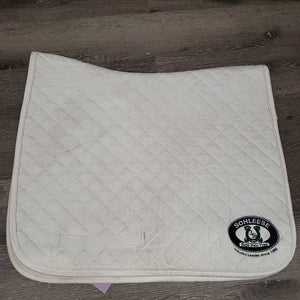 Quilt Dressage Saddle Pad *gc, clean, dingy, rubs, mnr hair, stains, threads, snags