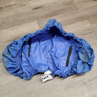 Hvy Nylon Jump Saddle Cover, Stirrup Iron openings *gc, older, dirty, stains
