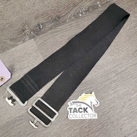 1 Wide Elastic Belly Strap, 2 T Bar ends *gc, rusty, bent T, stretched, loose slider
