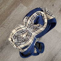 Lt Cotton Stable Sheet, 2 legs *vgc, older, mnr faded, rubs

