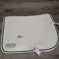 Quilt Jumper Saddle Pad, 1x Piping *vgc, dingy, mnr hair, marker, stains, pills, threads
