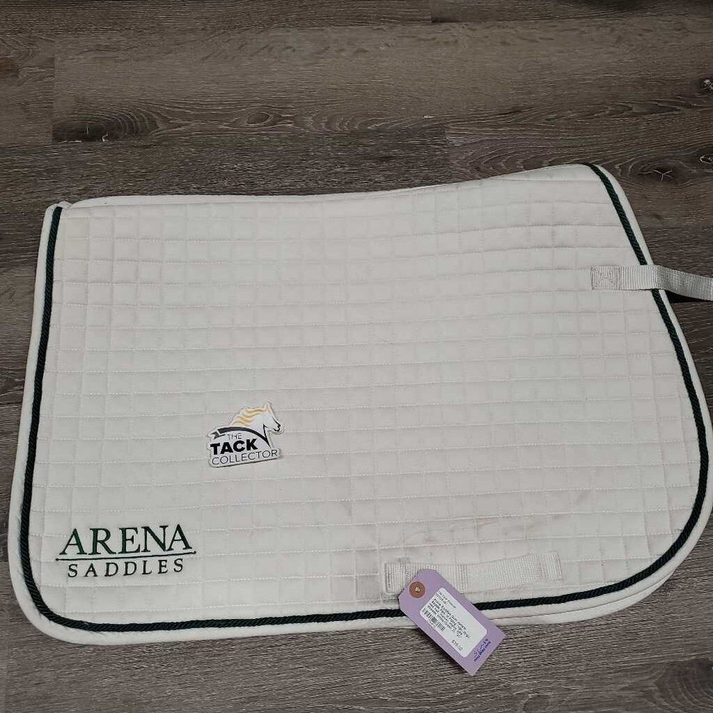 Quilt Jumper Saddle Pad, 1x Piping *vgc, dingy, mnr hair, marker, stains, pills, threads