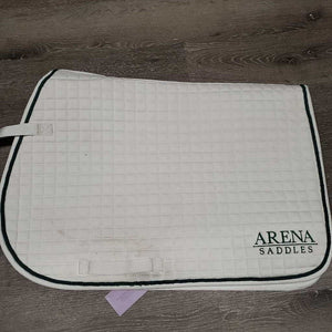 Quilt Jumper Saddle Pad, 1x Piping *vgc, dingy, mnr hair, marker, stains, pills, threads