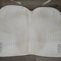Quilt Jumper Saddle Pad, 1x Piping *vgc, dingy, mnr hair, marker, stains, pills, threads

