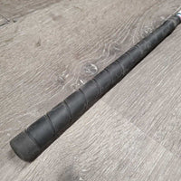 Hvy Jumper Riding Whip - Crop *vgc/xc, handle: mnr film, rubs & dirt/dust
