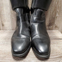 Pr Dressage Boots, zips *xc, mnr scuffs, rubs, residue & scratches
