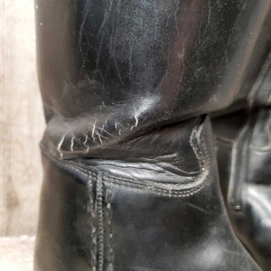Pr Dressage Boots, zips *xc, mnr scuffs, rubs, residue & scratches