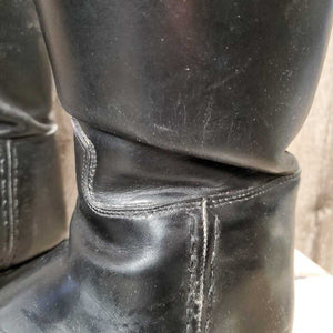 Pr Dressage Boots, zips *xc, mnr scuffs, rubs, residue & scratches