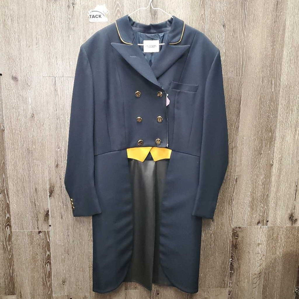 Dressage Shadbelly, Zipper, Built in Pinny - Points *vgc, older? loose buttons, Add-on Zipper/extension