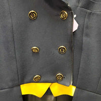 Dressage Shadbelly, Zipper, Built in Pinny - Points *vgc, older? loose buttons, Add-on Zipper/extension
