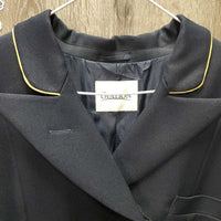 Dressage Shadbelly, Zipper, Built in Pinny - Points *vgc, older? loose buttons, Add-on Zipper/extension

