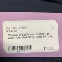 Wool Show Jacket *gc, older, bubbled
