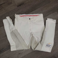 Full Seat Leather Breeches *vgc/gc, older, hairy, stains, rubs & pills, threads
