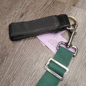 Hvy Cordura Closed Nylon Stall Guard, 4 velcro post attachment straps *xc, dirty, thick residue
