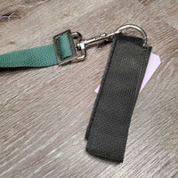 Hvy Cordura Closed Nylon Stall Guard, 4 velcro post attachment straps *xc, dirty, thick residue