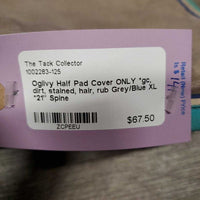 Half Pad Cover ONLY *gc, dirt, stained, hair, rubs
