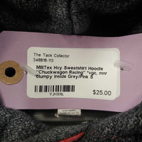 Hvy Sweatshirt Hoodie "Chuckwagon Racing" *vgc, mnr clumpy inside