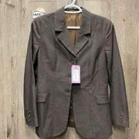 Hvy Show Jacket *gc, button hole threads, older, loose cuff lining, fuzzy, hairy