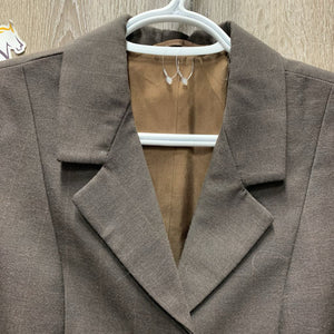 Hvy Show Jacket *gc, button hole threads, older, loose cuff lining, fuzzy, hairy