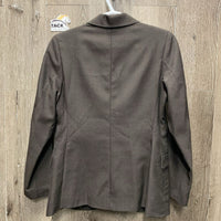 Hvy Show Jacket *gc, button hole threads, older, loose cuff lining, fuzzy, hairy
