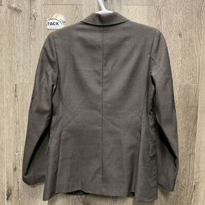 Hvy Show Jacket *gc, button hole threads, older, loose cuff lining, fuzzy, hairy