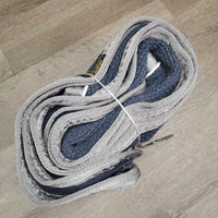 Hvy Cotton Scrim Sheet, "The Tack Box, Antares, & Biostel", tail *gc, mnr hair, faded, stains, shrunk, pills, v. puckered
