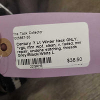 Lt Winter Neck ONLY, *vgc, mnr wpf, clean, v. faded, mnr repair, undone stitching, threads