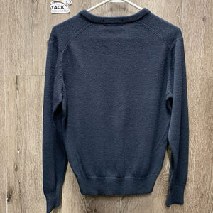 LS V Neck Super Soft Cashmerlon Sweater *vgc, mnr rubs & pills