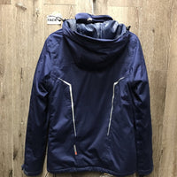 Winter Jacket, Detach Hood, Magnets *vgc, clean, mnr stain?dirt, clumpy & hairy, older