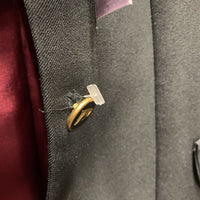 Show Jacket *gc/fair, loose buttons, 2x extra buttons, torn lining seam, older
