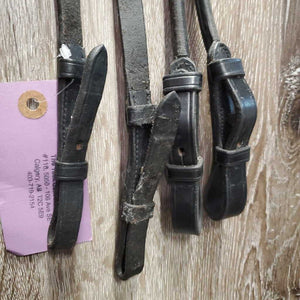 FS Rsd Monocrown Dressage Double Bridle, Bling, Crank, Notched & Curb Reins *xc, clean, NO Flash, mnr dirty edges, creases & fading