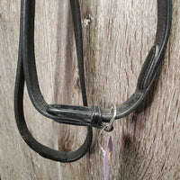 FS Rsd Monocrown Dressage Double Bridle, Bling, Crank, Notched & Curb Reins *xc, clean, NO Flash, mnr dirty edges, creases & fading
