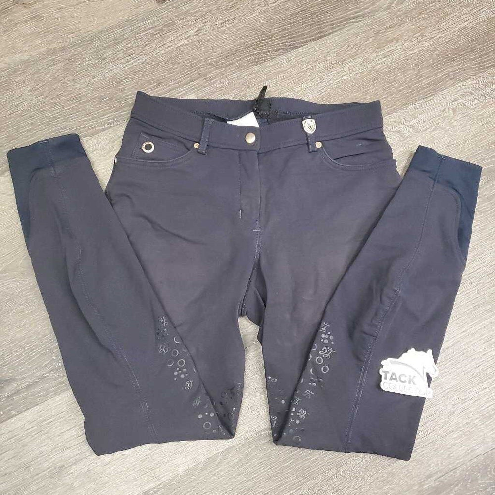 Euro Seat Breeches *gc, faded, dry stickies, mnr snags, rubs, seam puckers