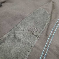 Euro Seat Breeches *gc/fair, rubs, clumpy knees, seat: rubs, pills, stretched & stains
