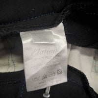 Euro Seat Breeches *gc/fair, rubs, clumpy knees, seat: rubs, pills, stretched & stains
