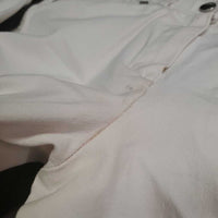 Euro Seat Breeches *gc, mnr stains, puckers, shrunk?, repaired, dingy
