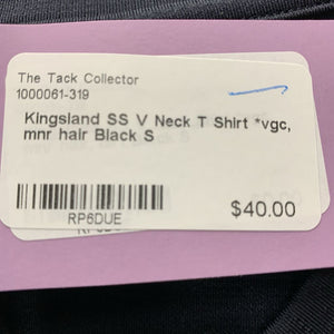 SS V Neck T Shirt *vgc, mnr hair