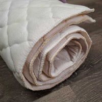 2 Soft Cotton Leg Quilts *vgc, clean, mnr hair, pills & stains
