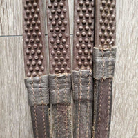 Rsd Bridle, Soft ?Nunn Finer Rubber Reins *gc, v.dirty, dry, stiff, edge scrapes, older