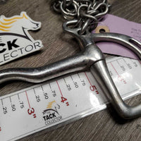 Low Port Kimberwick Bit, Chain *gc, scuffs, dirty, stains, scratches
