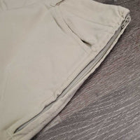 Side Zip Breeches *gc, undone seam stitching, mnr stains, seam puckers
